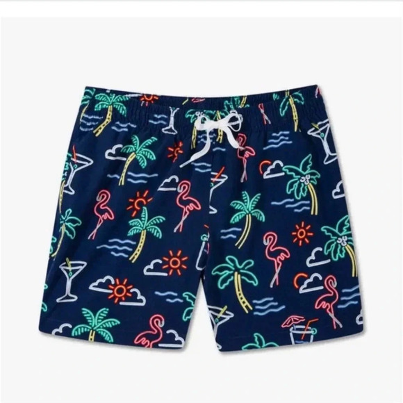 NEW Chubbies One Man Wolf Pack Button Down Popover Shirt Navy Size M - Picture 12 of 16